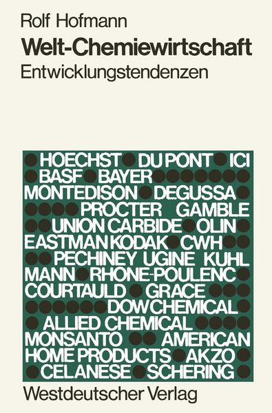 Produktbild: Welt-Chemiewirtschaft