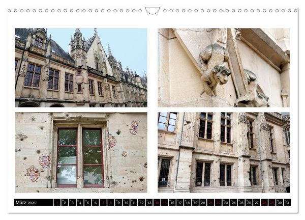 Produktbild: Rouen entdecken (Wandkalender 2026 DIN A3 quer), CALVENDO Monatskalender