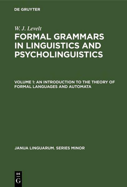 Produktbild: An Introduction to the Theory of Formal Languages and Automata