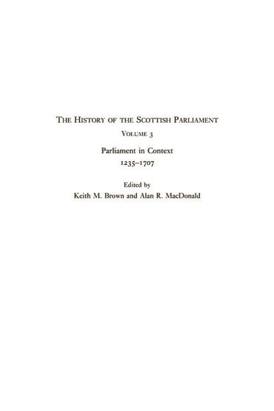 Produktbild: History of the Scottish Parliament