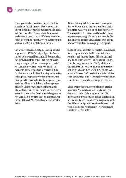 Produktbild: Medical Training: Neurozentriertes Training
