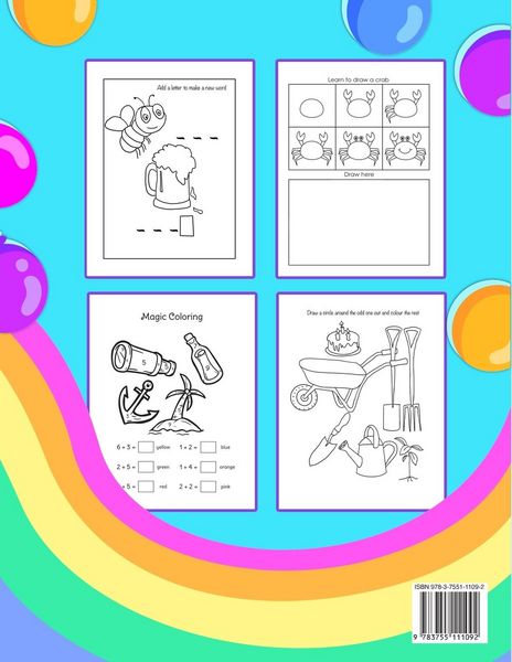Produktbild: Activity Book For Kids 4-8 Years Old