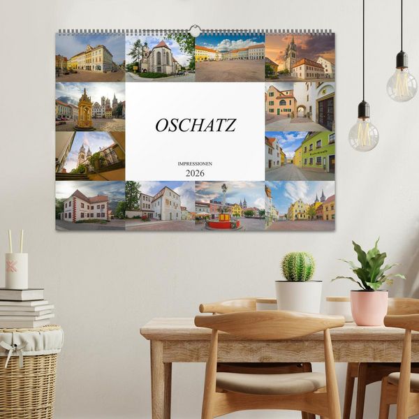 Produktbild: Oschatz Impressionen (Wandkalender 2026 DIN A2 quer), CALVENDO Monatskalender