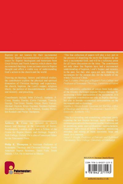 Produktbild: Baptist Sacramentalism