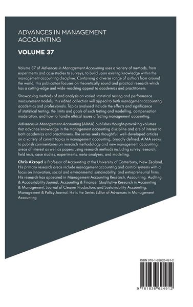 Produktbild: Advances in Management Accounting