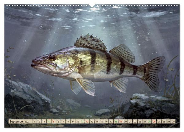 Produktbild: Talsperren - Zander (Wandkalender 2027 DIN A2 quer), CALVENDO Monatskalender
