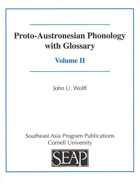 Produktbild: Proto-Austronesian Phonology W