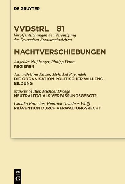 Produktbild: Machtverschiebungen