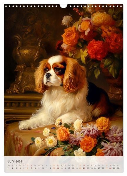 Produktbild: Cavalier King Charles Spaniel (Wandkalender 2026 DIN A3 hoch), CALVENDO Monatskalender