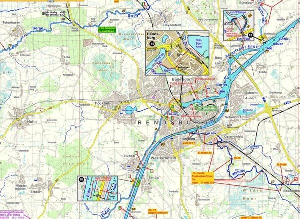 Produktbild: Wassersportkarte Blatt 1 Nordwest 1:450 000