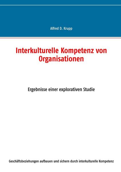 Produktbild: Interkulturelle Kompetenz von Organisationen
