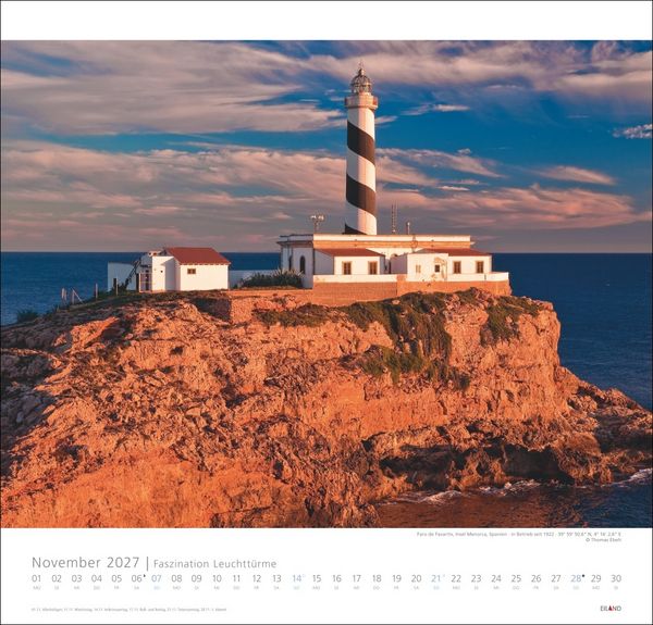 Produktbild: Faszination Leuchtt&uuml;rme Edition Kalender 2027 - An den Grenzen der Landschaft