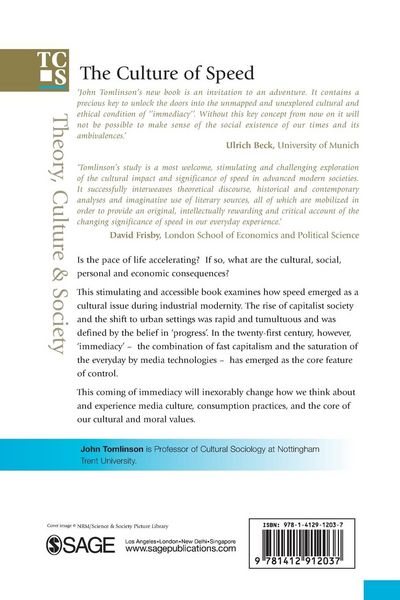 Produktbild: The Culture of Speed