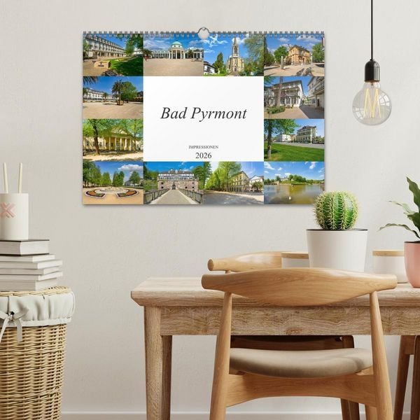 Produktbild: Bad Pyrmont Impressionen (Wandkalender 2026 DIN A3 quer), CALVENDO Monatskalender