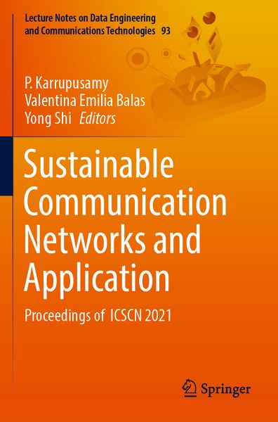 Produktbild: Sustainable Communication Networks and Application