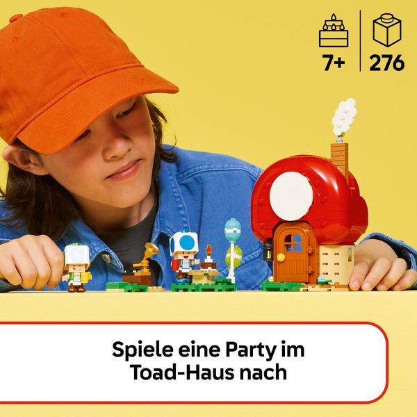 Produktbild: LEGO Super Mario 72041 Party beim Toad-Haus, Spielzeug f&uuml;r Kinder