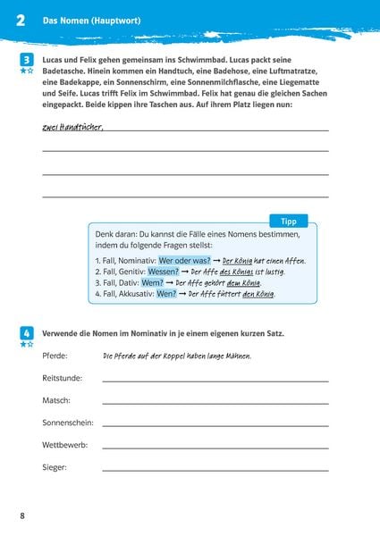 Produktbild: 10-Minuten-Training Deutsch Wortarten 5./6. Klasse. Kleine Lernportionen f&uuml;r jeden Tag