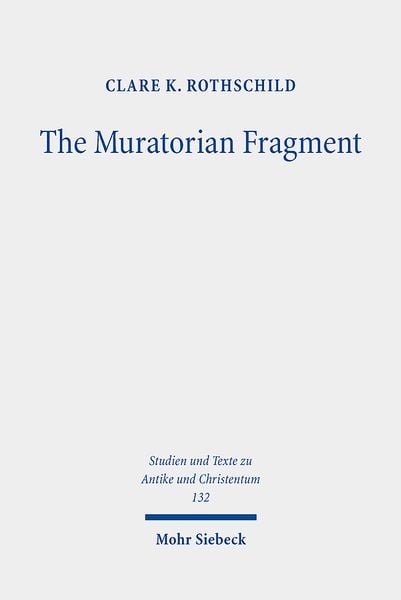 Produktbild: The Muratorian Fragment