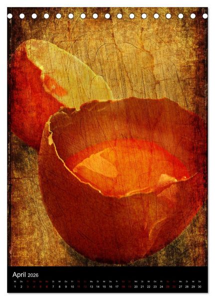 Produktbild: Fine Art Food (Tischkalender 2026 DIN A5 hoch), CALVENDO Monatskalender