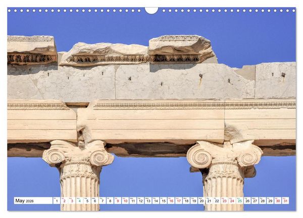 Produktbild: Ancient Greece and Architecture (Wall Calendar 2026 DIN A3 landscape), CALVENDO 12 Month Wall Calendar
