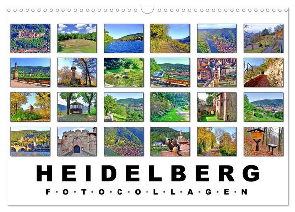 Produktbild: Heidelberg Fotocollagen (Wandkalender 2026 DIN A3 quer), CALVENDO Monatskalender