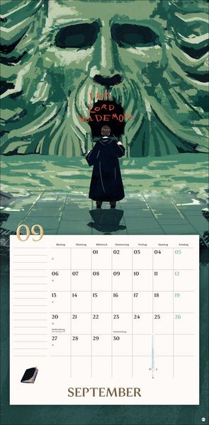Produktbild: Harry Potter Broschurkalender 2027