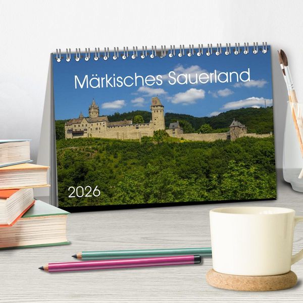 Produktbild: M&auml;rkisches Sauerland (Tischkalender 2026 DIN A5 quer), CALVENDO Monatskalender