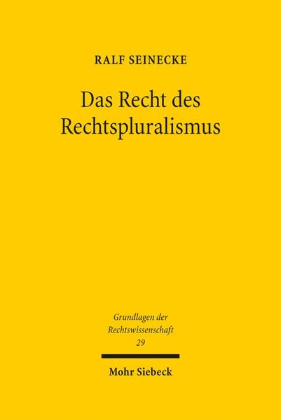 Produktbild: Das Recht des Rechtspluralismus
