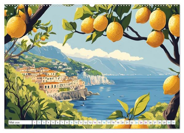 Produktbild: Europas Charme (hochwertiger Premium Wandkalender 2026 DIN A2 quer), Kunstdruck in Hochglanz