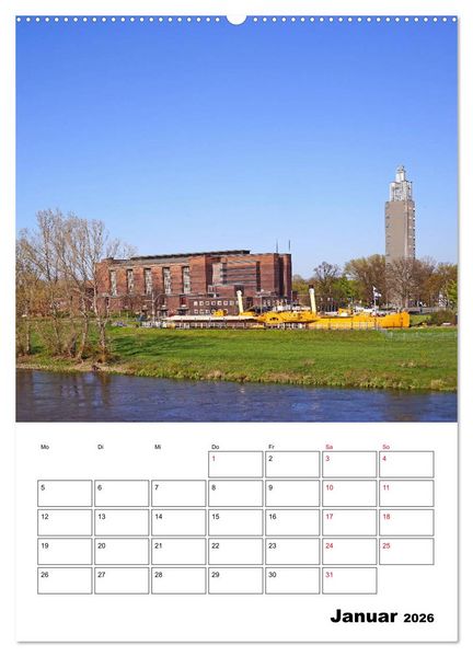 Produktbild: Magdeburger Ansichten (Wandkalender 2026 DIN A2 hoch), CALVENDO Monatskalender