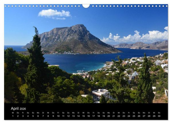 Produktbild: Dodekanes - Impressionen aus Kos, Kalymnos und Nisyros (Wandkalender 2026 DIN A3 quer), CALVENDO Monatskalender