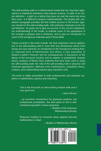 Produktbild: The Self-Avoiding Walk