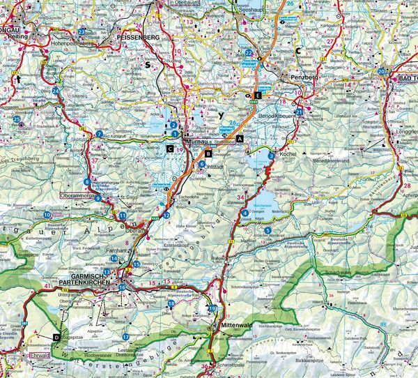Produktbild: ROTHER Wanderbuch Kulturwandern Blaues Land