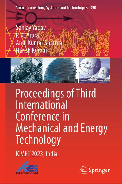 Produktbild: Proceedings of Third International Conference in Mechanical and Energy Technology