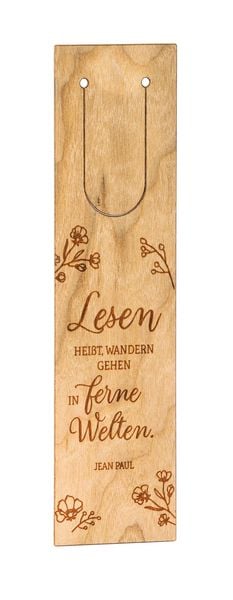 Produktbild: Lesen hei&szlig;t wandern gehen in ferne Welten. Jean Paul