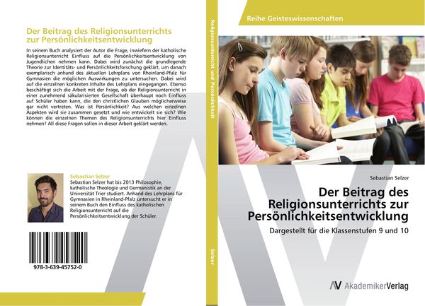 Produktbild: Der Beitrag des Religionsunterrichts zur Pers&ouml;nlichkeitsentwicklung