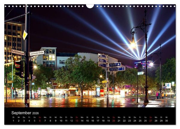 Produktbild: BERLIN ZUR BLAUEN STUNDE (Wandkalender 2026 DIN A3 quer), CALVENDO Monatskalender