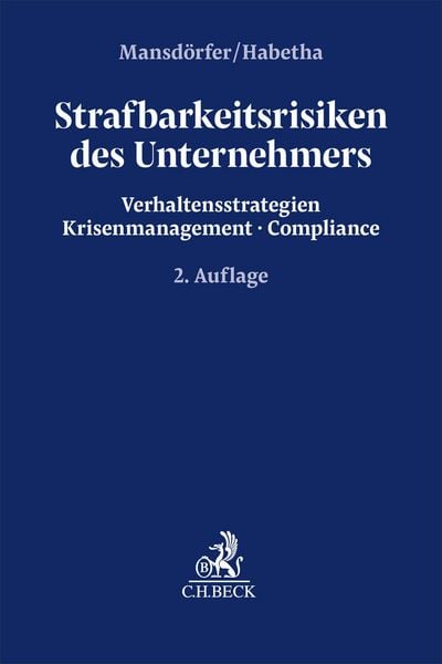 Produktbild: Strafbarkeitsrisiken des Unternehmers