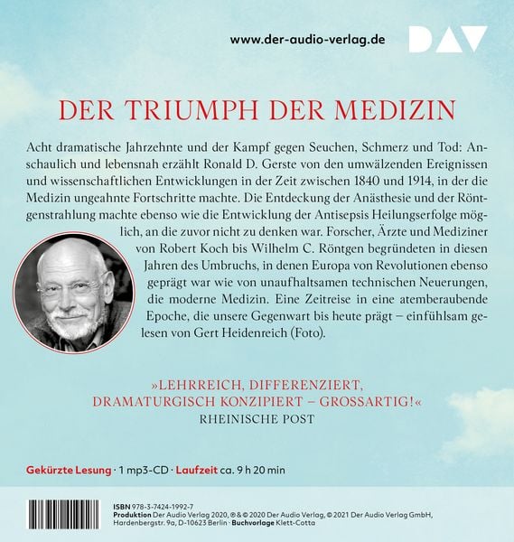Produktbild: Die Heilung der Welt. Das Goldene Zeitalter der Medizin 1840&ndash;1914