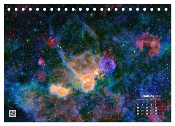 Produktbild: Neue Astrofotos von Stefan Ziegenbalg (Tischkalender 2026 DIN A5 quer), CALVENDO Monatskalender