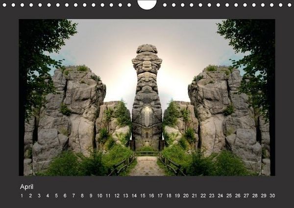 Produktbild: Spiegelwelten - die Externsteine (Wandkalender immerw&auml;hrend DIN A4 quer)