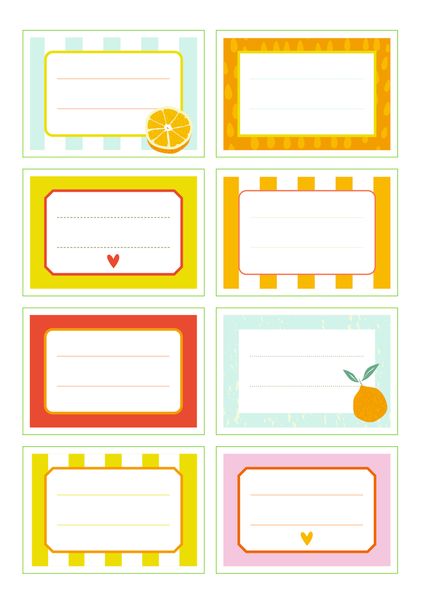 Produktbild: Deko-Sticker - Orangen (K&uuml;chenpapeterie)