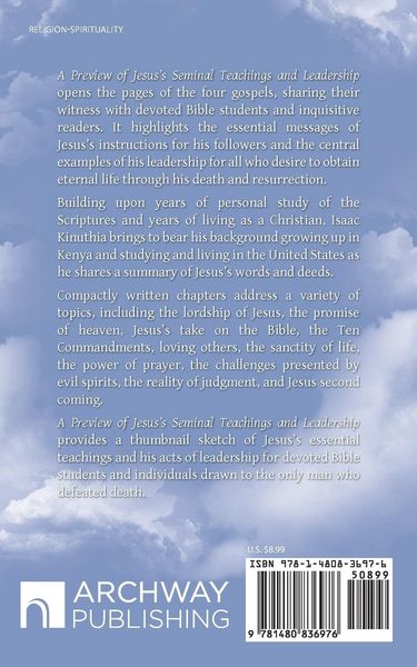 Produktbild: A Preview of Jesus's Seminal Teachings and Leadership