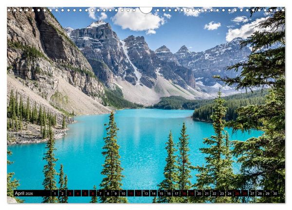 Produktbild: Kanadas Rocky Mountains (Wandkalender 2026 DIN A3 quer), CALVENDO Monatskalender