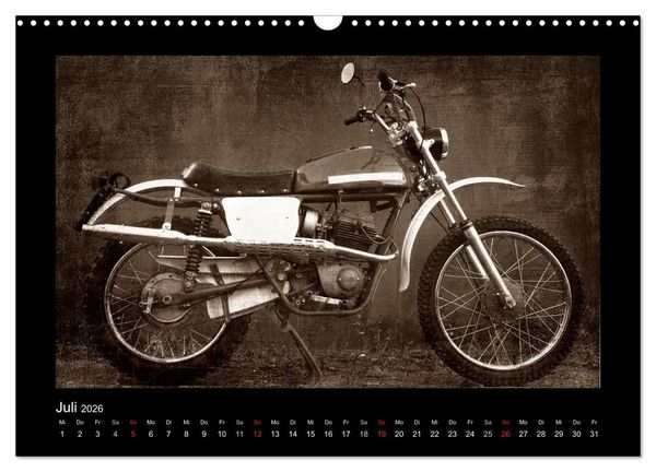 Produktbild: Motorrad Oldtimer (Wandkalender 2026 DIN A3 quer), CALVENDO Monatskalender
