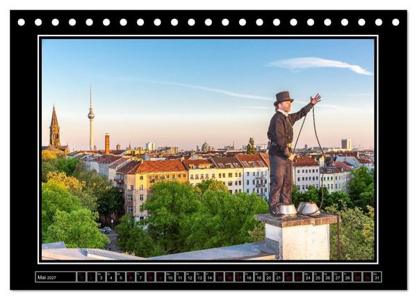 Produktbild: Schornsteinfeger &uuml;ber Berlin - Gl&uuml;cksblicke (Tischkalender 2027 DIN A5 quer), CALVENDO Monatskalender