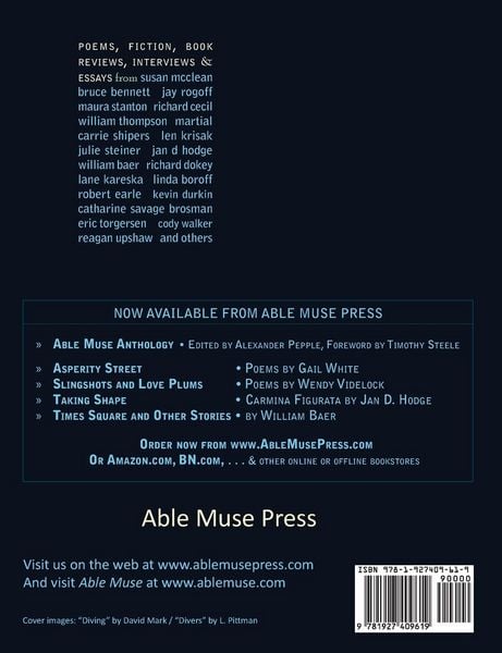 Produktbild: Able Muse, Summer 2015 (No. 19 - print edition)