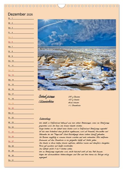 Produktbild: Ostfriesland - Appetit auf mehr (Wandkalender 2026 DIN A3 hoch), CALVENDO Monatskalender