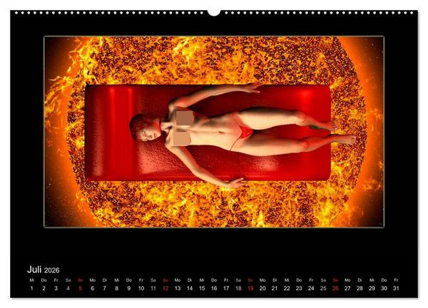 Produktbild: Digital Woman (hochwertiger Premium Wandkalender 2026 DIN A2 quer), Kunstdruck in Hochglanz