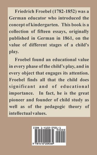 Produktbild: Pedagogics of the Kindergarten